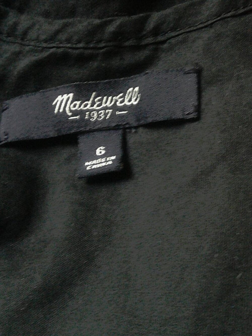 Madewell Black Eyelet Lovesong Cotton Sleeveless Summer Tank Dress 6 - Picture 12 of 12